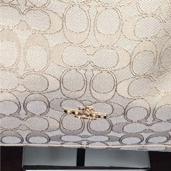 Coach Beige Signature Hobo Bag - Picture 4 of 7